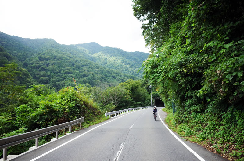 出発して30分で超山奥に