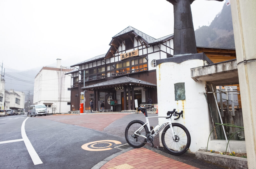 自転車乗るのは半日まで