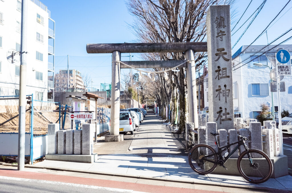 猫神社・下神明天祖神社に到着！