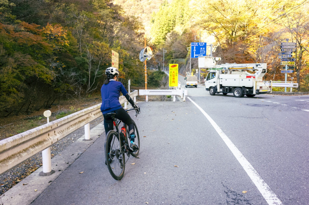 いよいよ国道299号線を上ります