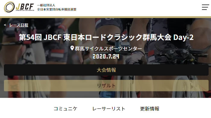 JBCF東日本ロードクラシック群馬大会のレーサーリストが発表され、血沸き肉踊る