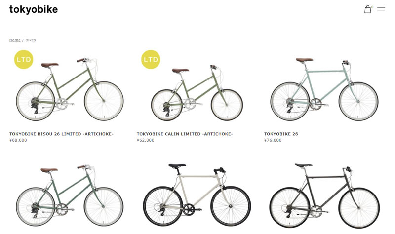 TOKYO BIKEのお値段が破格（ロードバイク比）