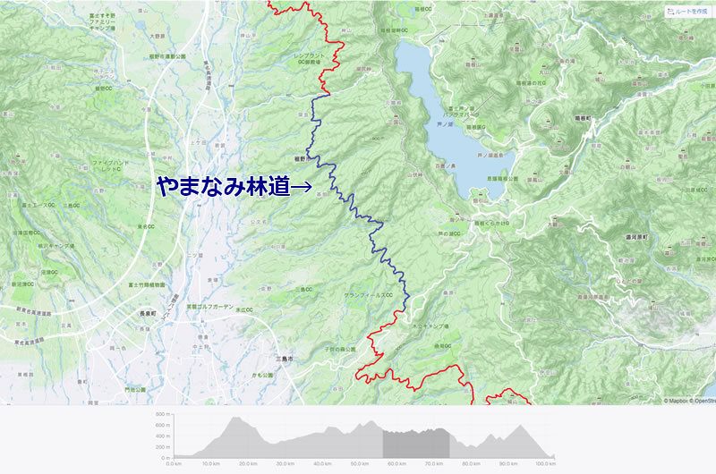 箱根やまなみ林道はこちら